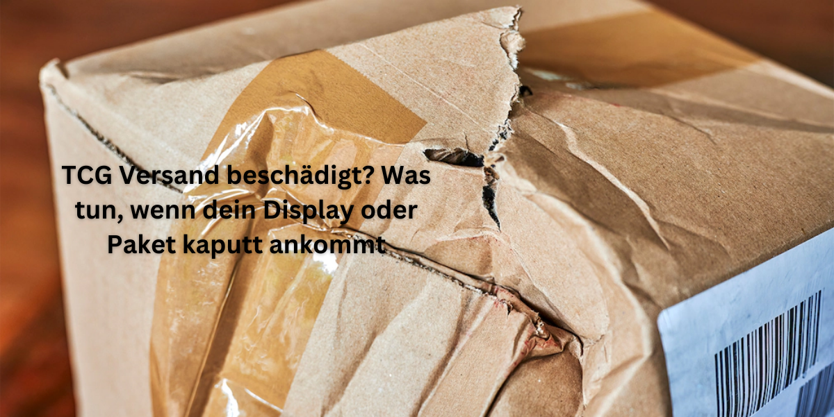 TCG Versand beschädigt? Was tun, wenn dein Display oder Paket kaputt ankommt