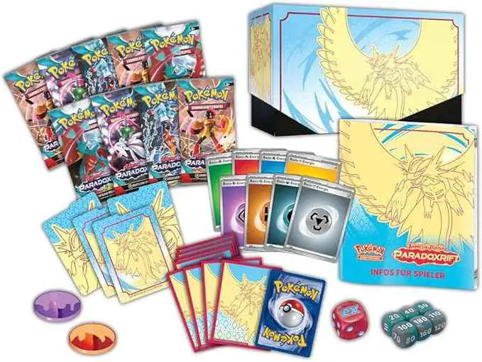 Pokémon - Karmesin & Purpur: Paradox Rift Donnersichel Top Trainer Box - DE