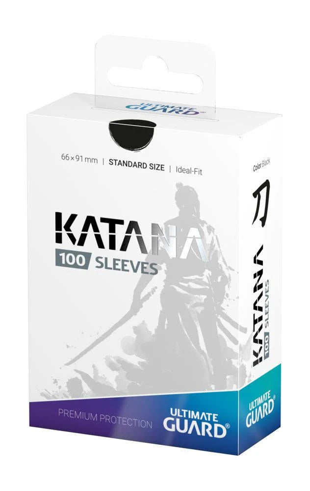 Ultimate Guard Katana Sleeves Standard Size Black - 100 pieces