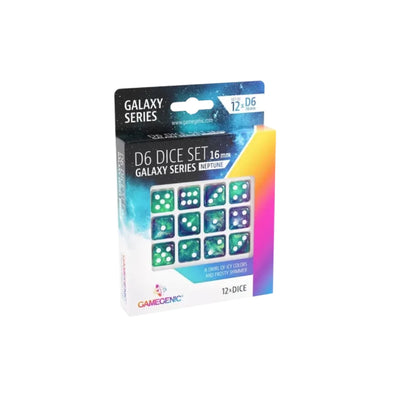 Gamegenic Galaxy Series D6 Würfelset Neptune 12 mm – 36 Würfel