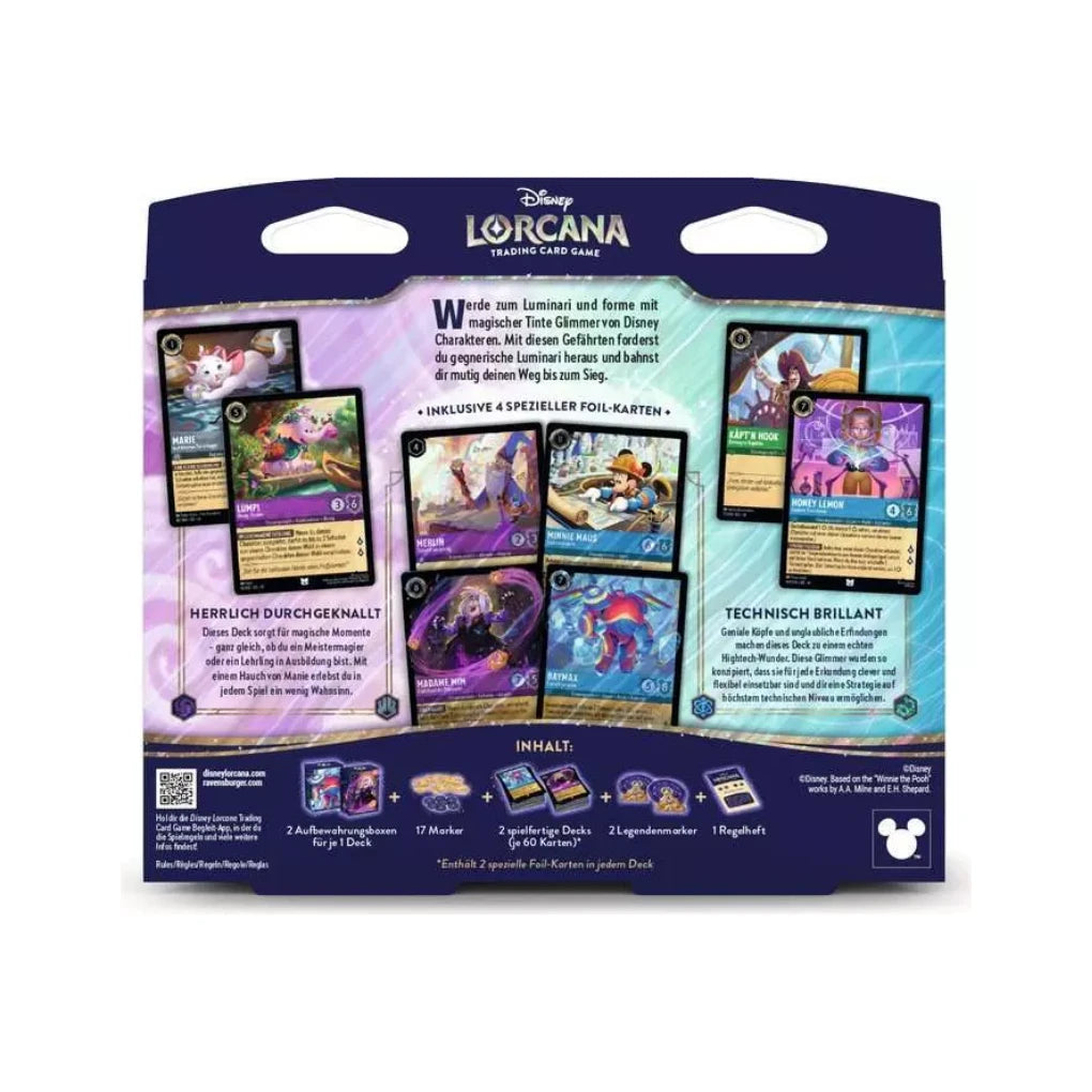 Disney Lorcana - Die Stadt Hyperia 2 Spieler-Starterset - DE