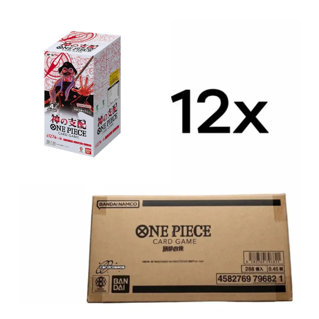 One Piece Card Game - OP18 The Dominance of God Caja de sobres - Japonés