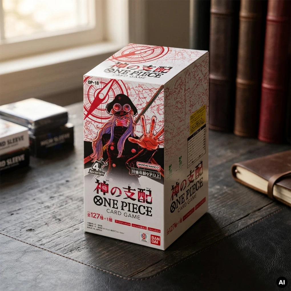 One Piece Card Game - OP18 The Dominance of God Caja de sobres - Japonés