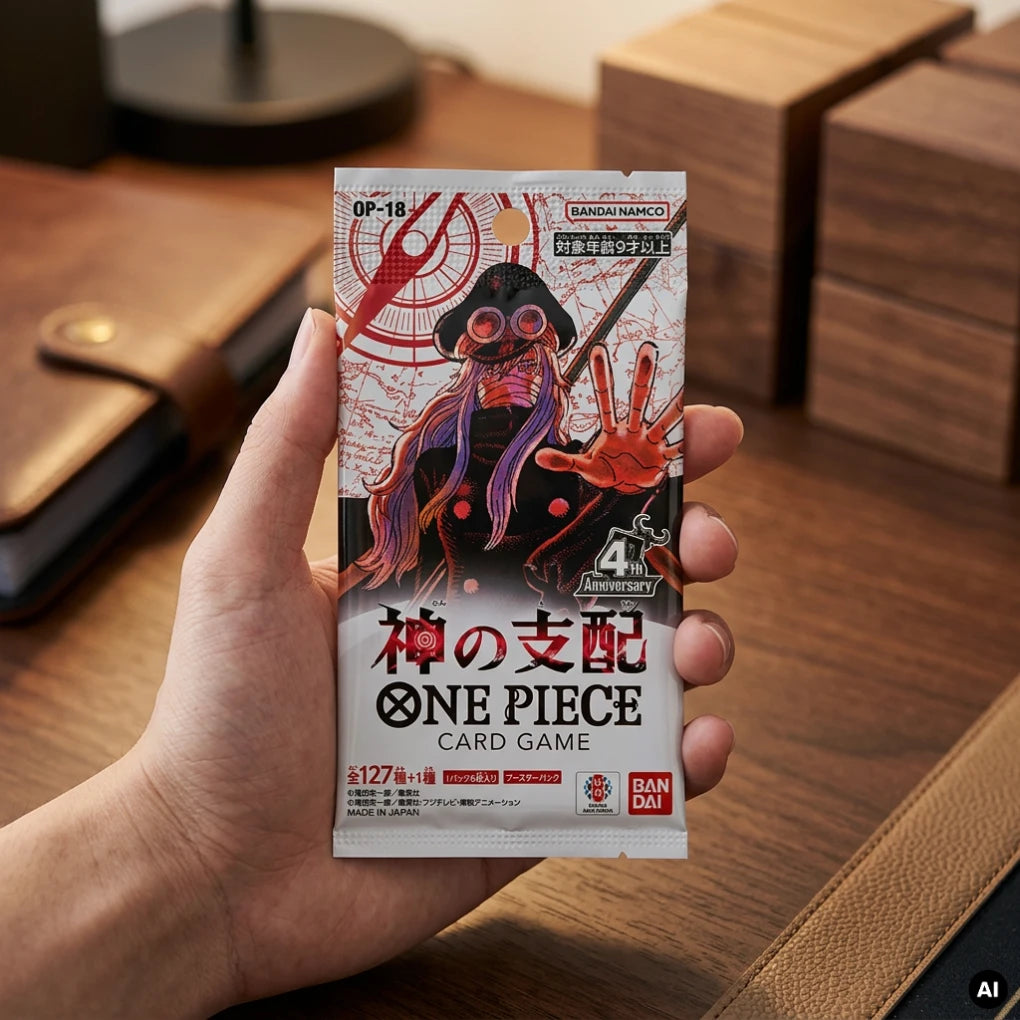One Piece Card Game - OP18 The Dominance of God Caja de sobres - Japonés