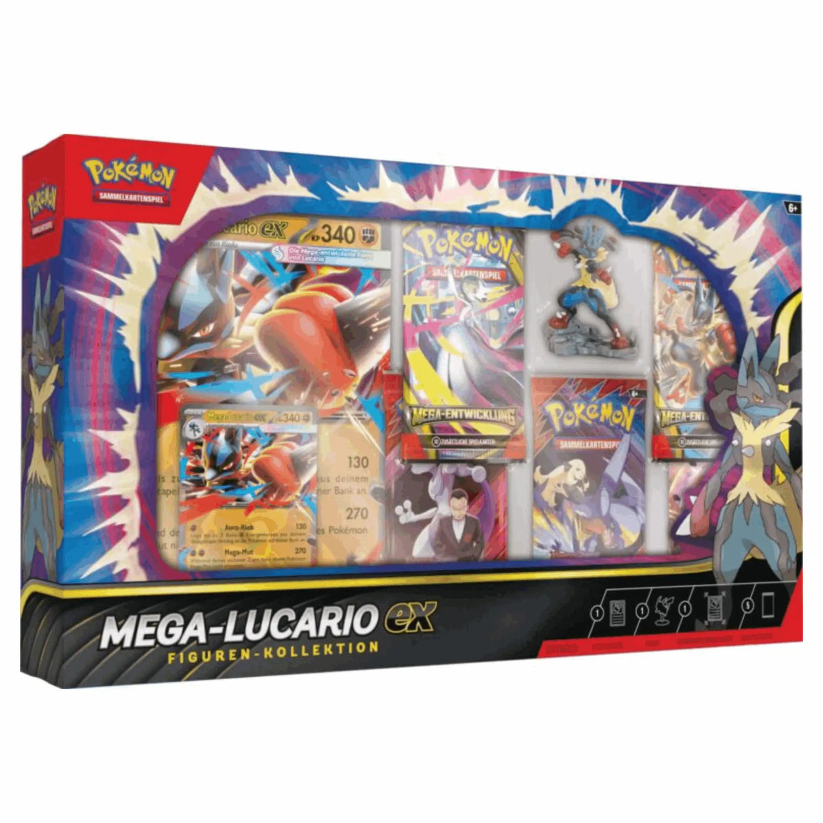 Pokémon - Mega-Lucario-ex Figuren Kollektion - DE