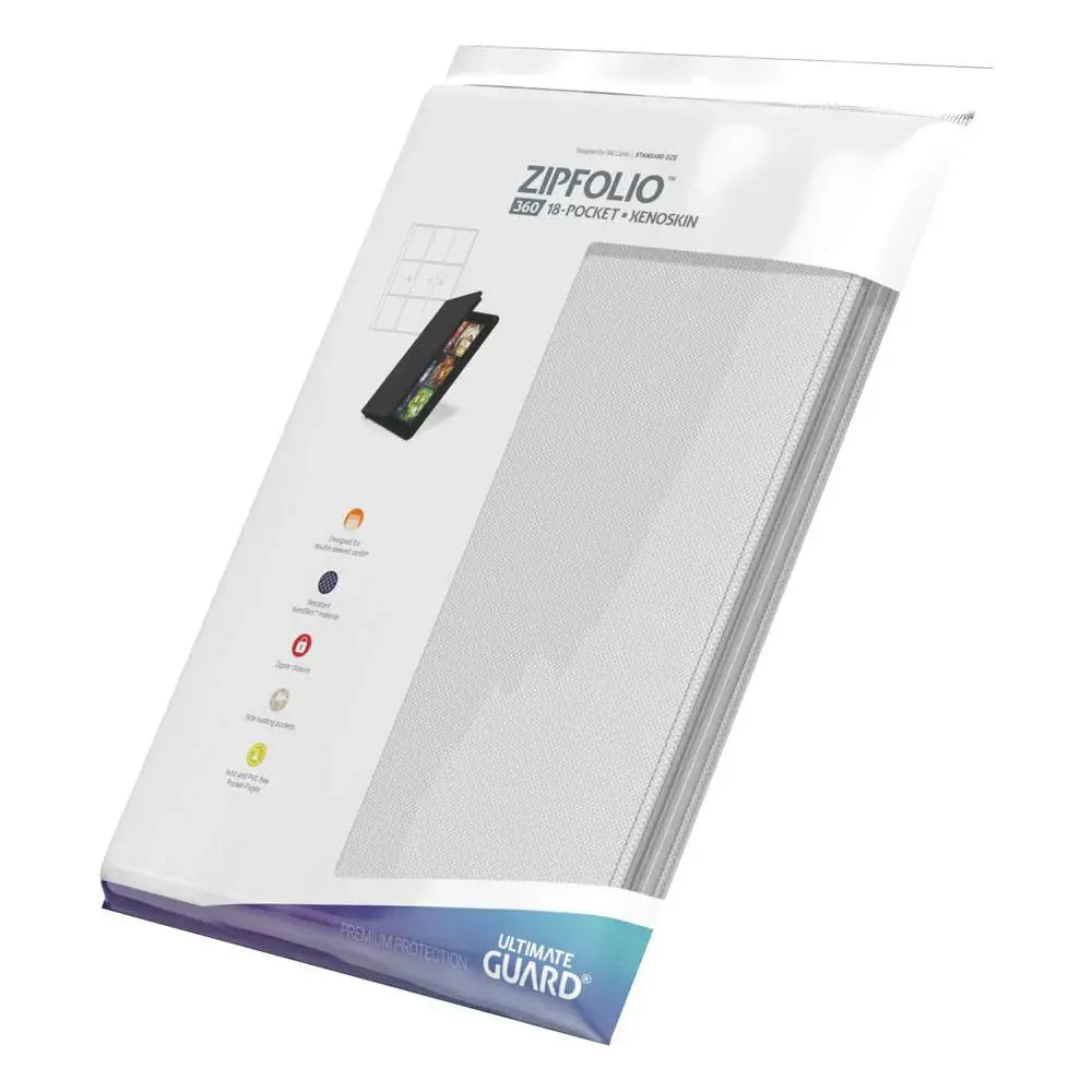 Ultimate Guard Zipfolio 360 18-Pocket Xenoskin Weiß